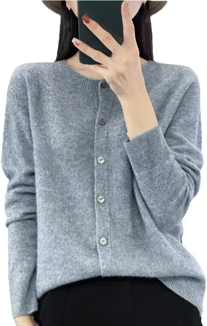 Women Wool Sweaters Cashmere Cardigan