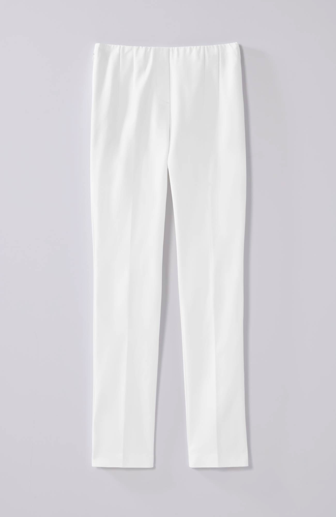 Versatile Cotton-Stretch Slim-Leg Pants