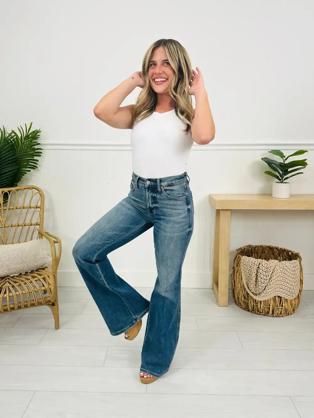 Judy Blue Trifecta Flare 2.0 with Tummy Control