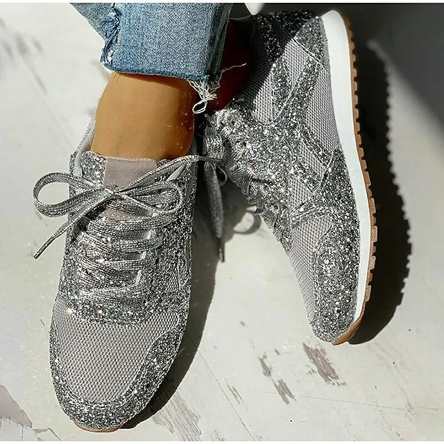 (Clearance Sale⚡) Women's Trainers Athletic Bling Bling Sneakers