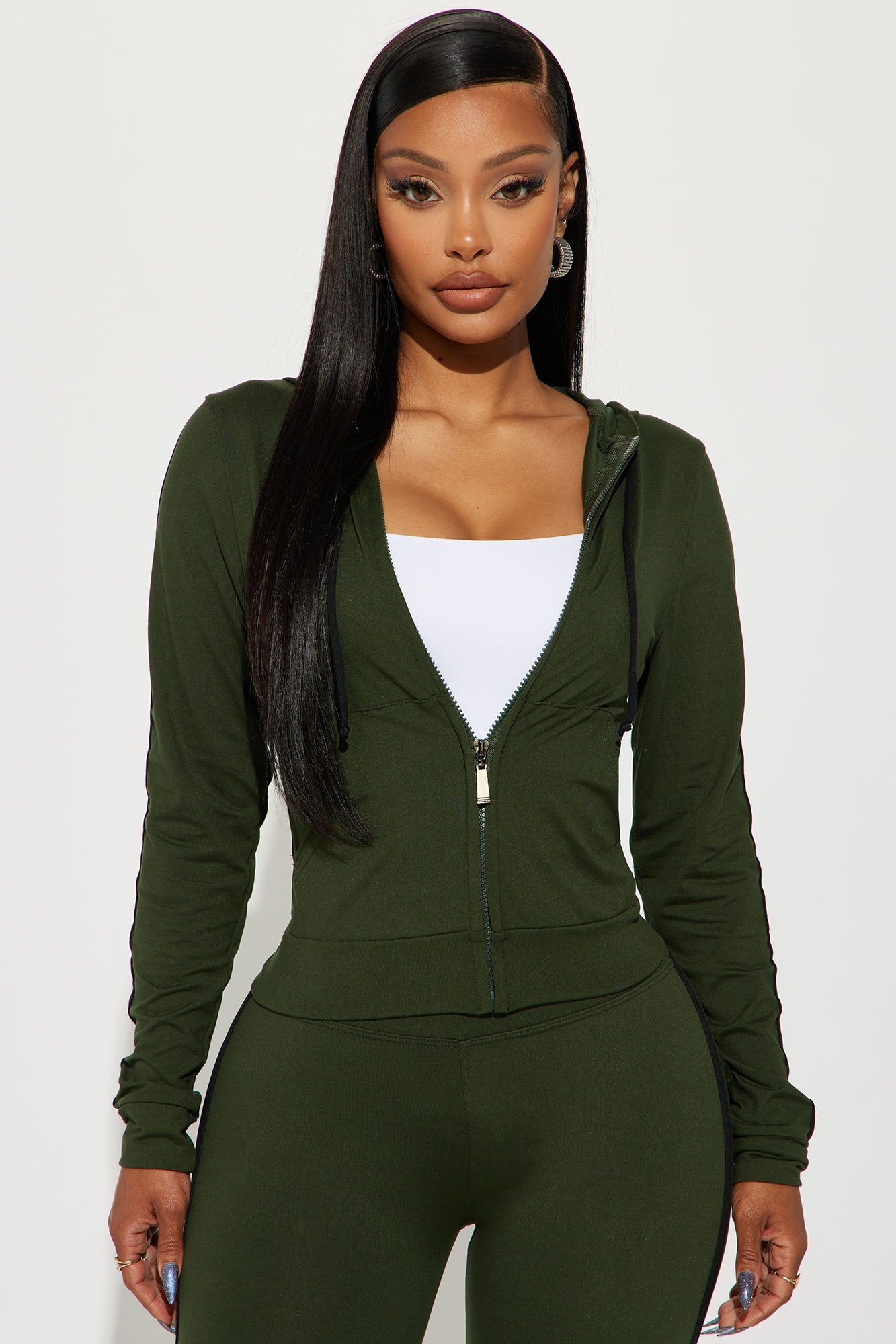 Tennis Courts III Zip Set - Olive