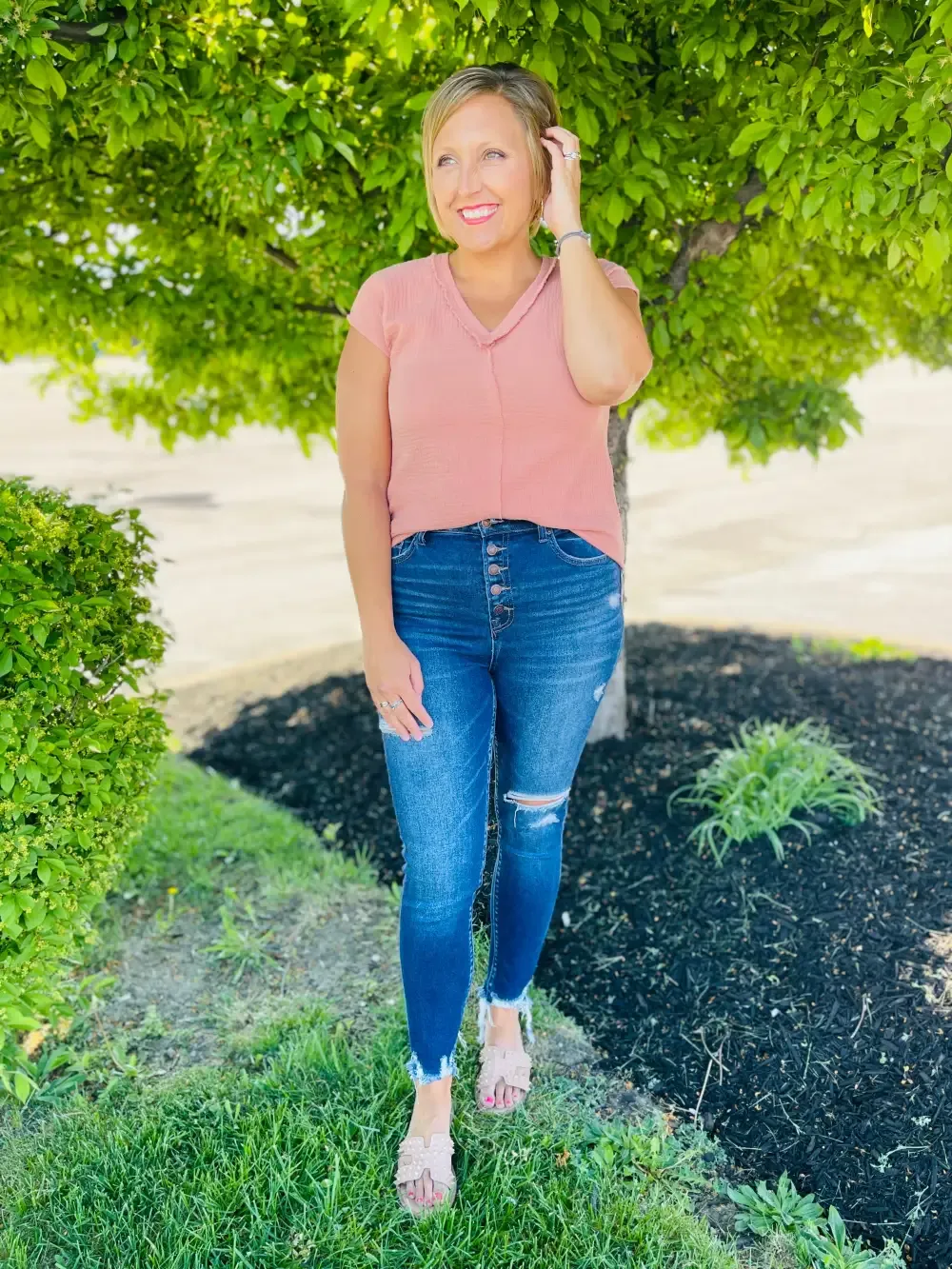 DOORBUSTER! I Like Big Button Fly Skinny Jeans