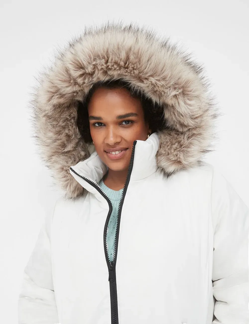 Hooded Heavy Puffer Coat