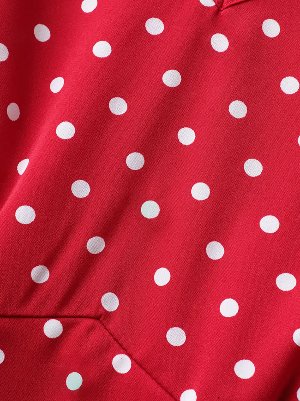 Polka Dots Shirred Waist Blouse