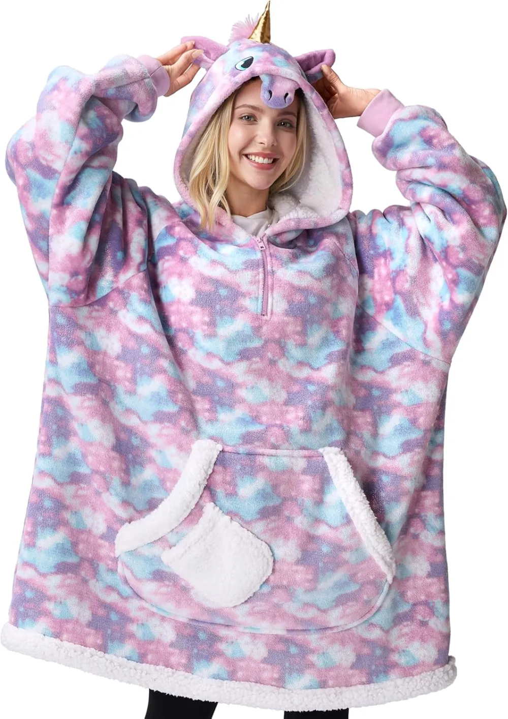 Panda Wearable Blanket Hoodie