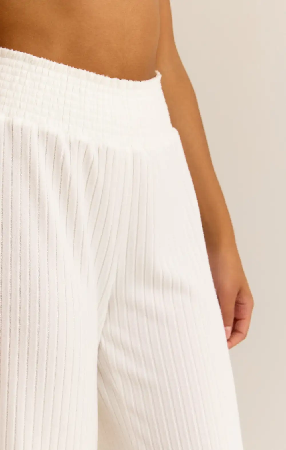 Dawn Smocked Rib Pant