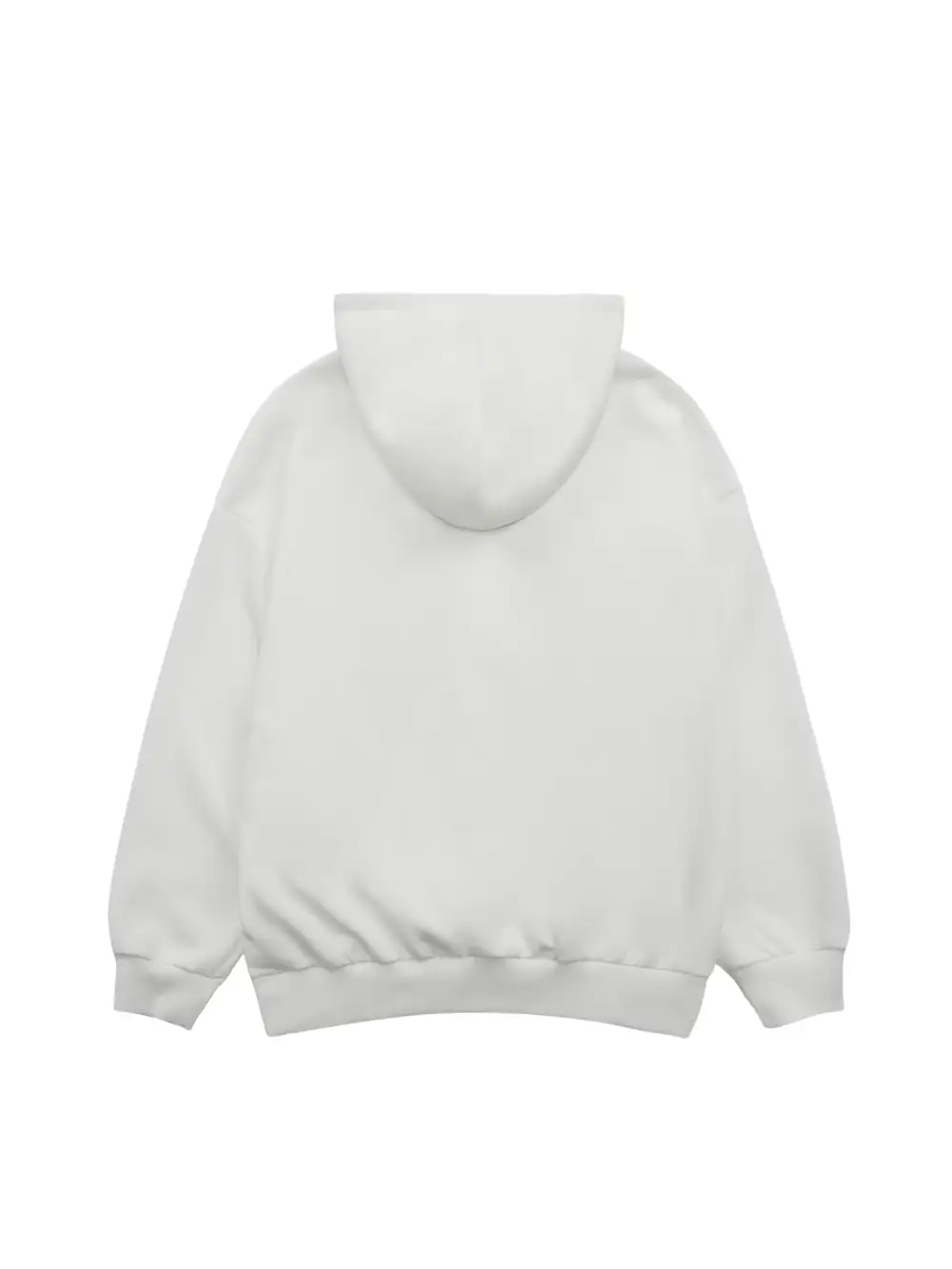 Raw Edge Embroidered Patch Graphic Hoodie