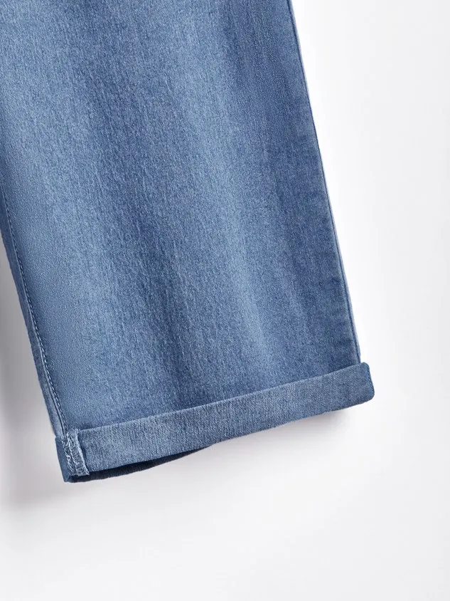 Casual Jean Denim Bermuda Short