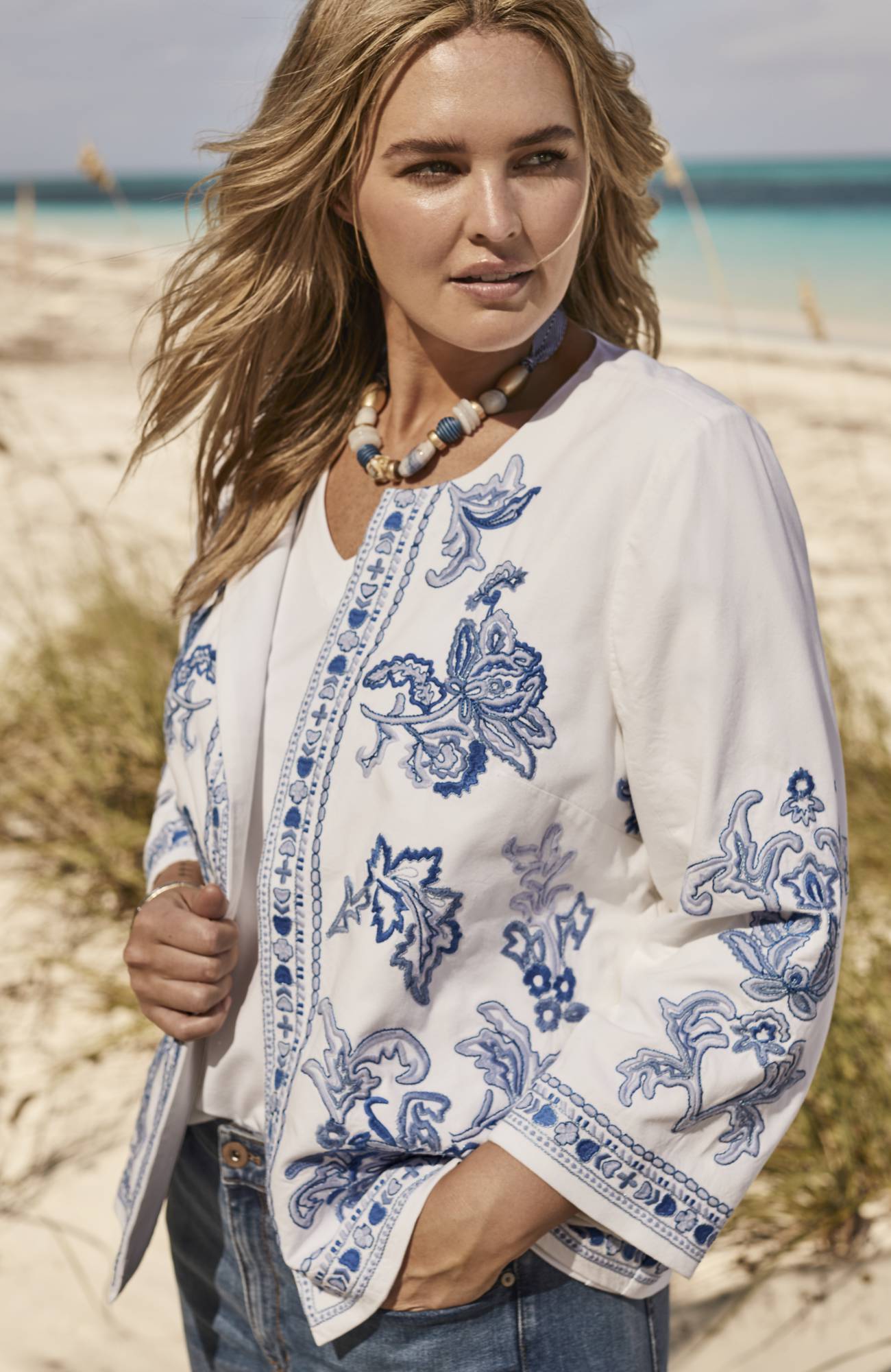 Lightweight Embroidered Jacket
