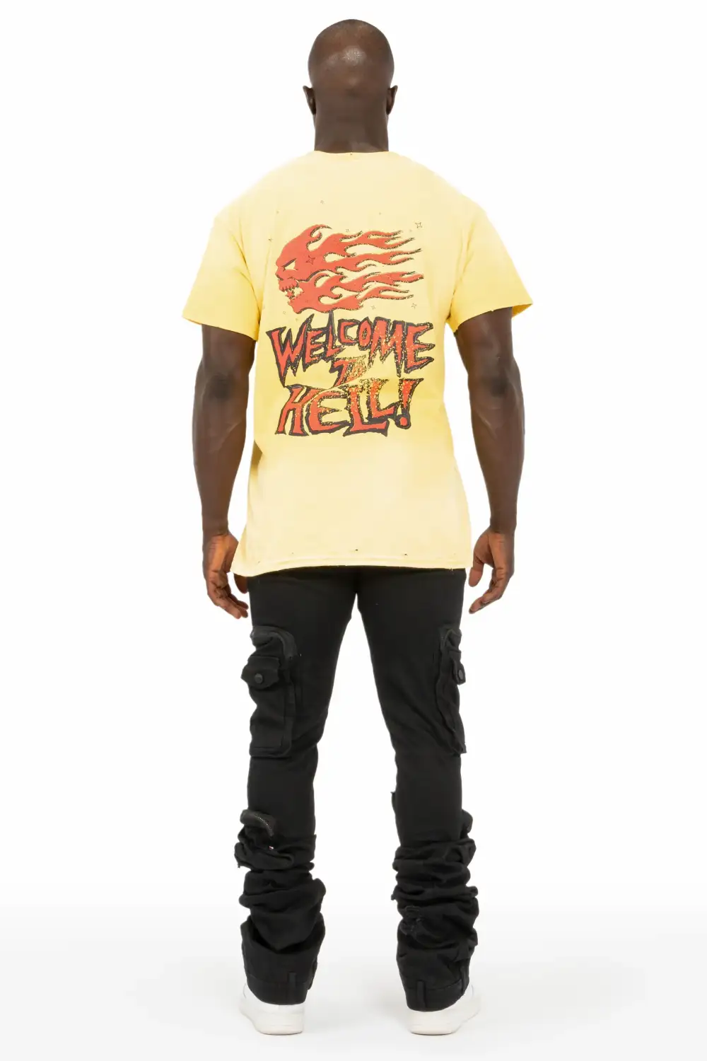 Shane Black Super Stacked Flare Jean