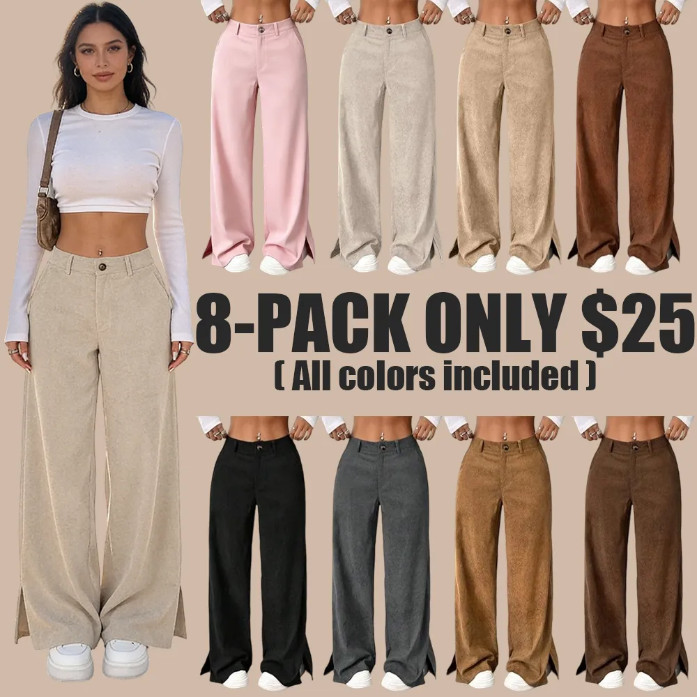 Women's Casual Pants Vintage High-End