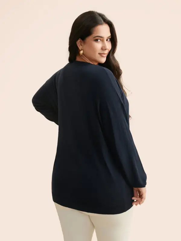 Supersoft Chest Pocket Wool Top