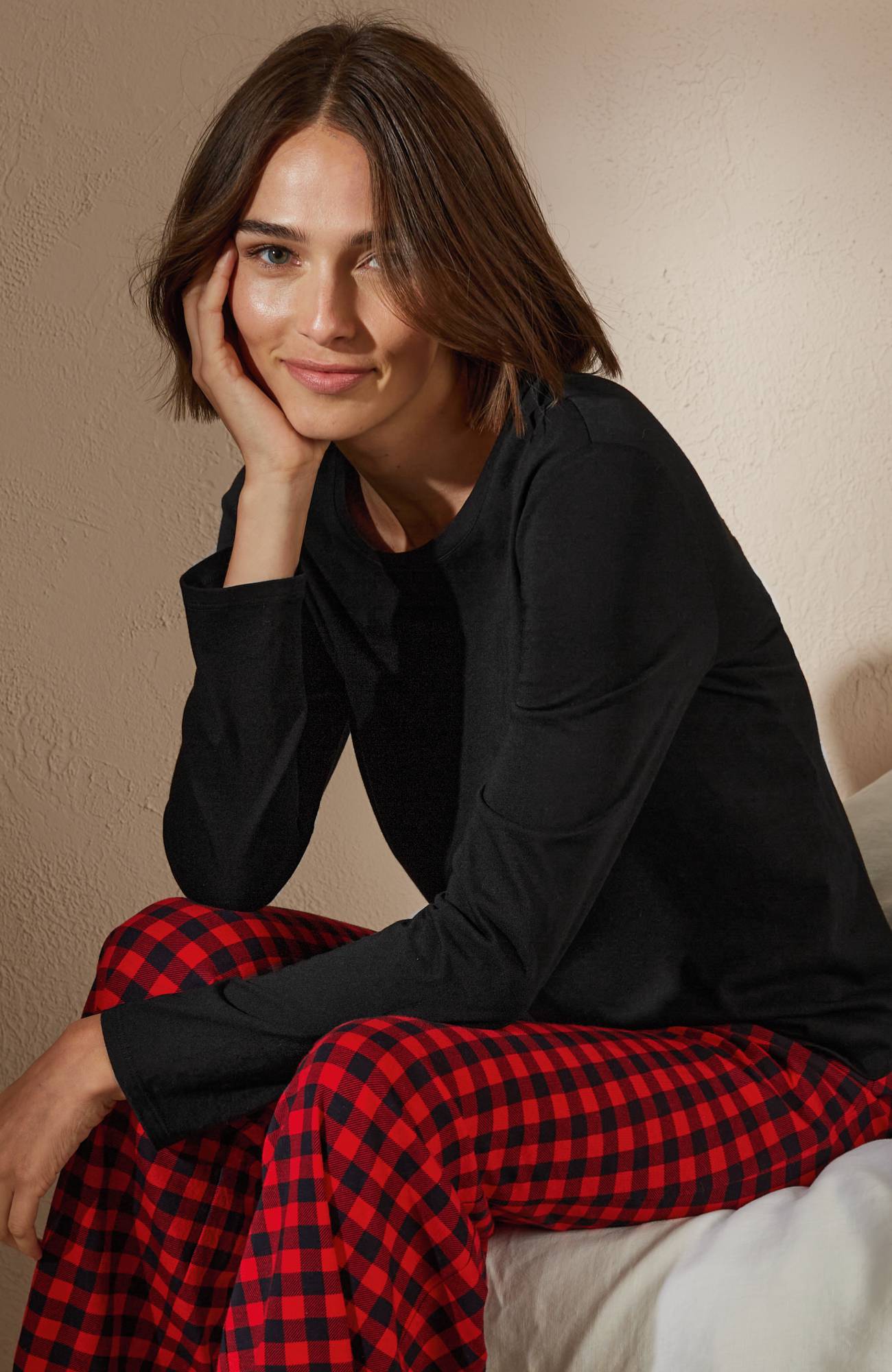 sleep ultrasoft long-sleeve top
