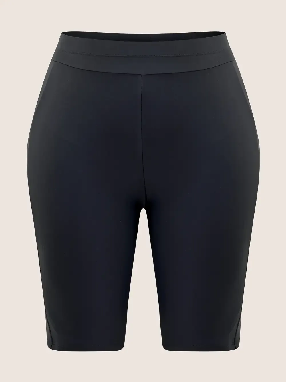 Plain Pocket Side Very Stretchy Skinny Swim Bottom