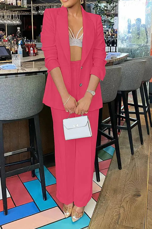  Feminine Office Pant Suit