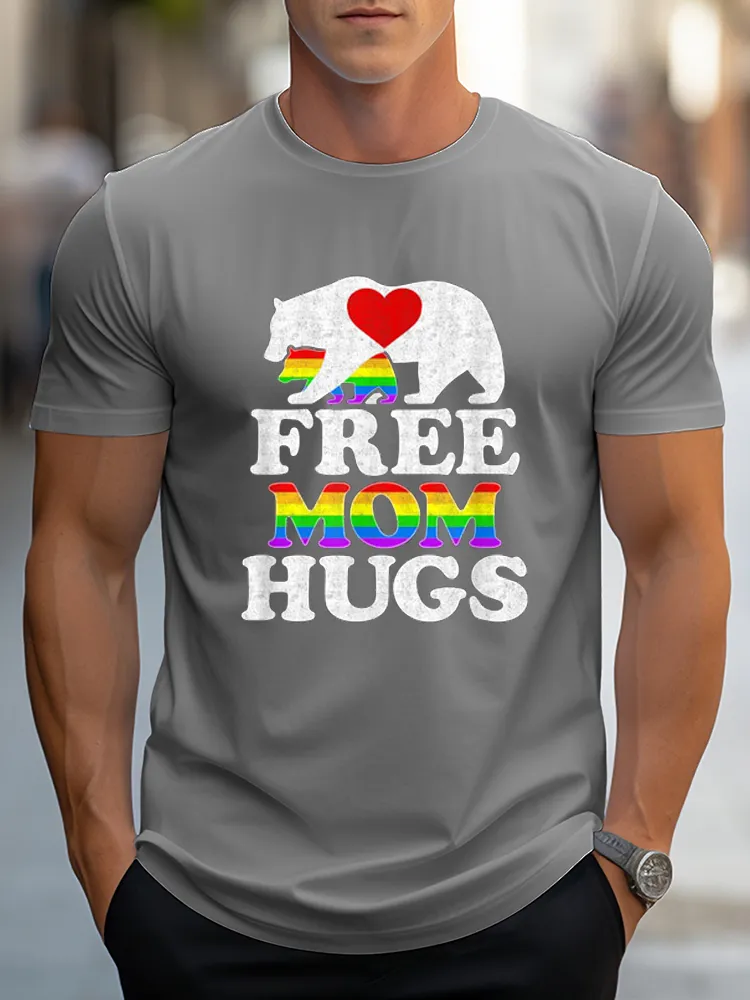 Men'S T-Shirt Free Mom Hugs