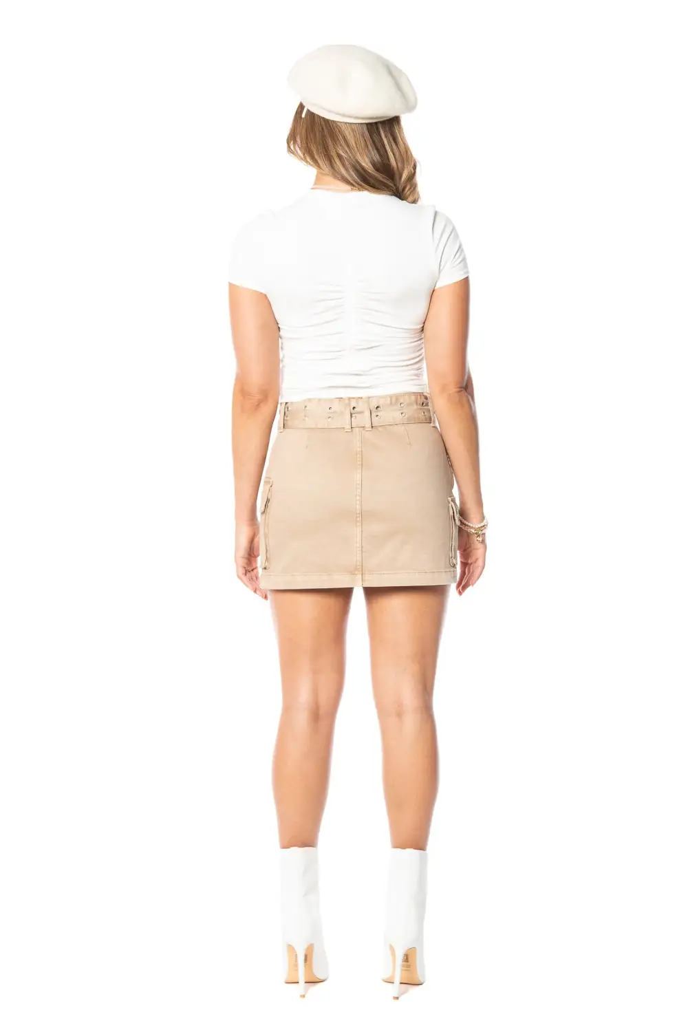 Cargo Skirt with Belt