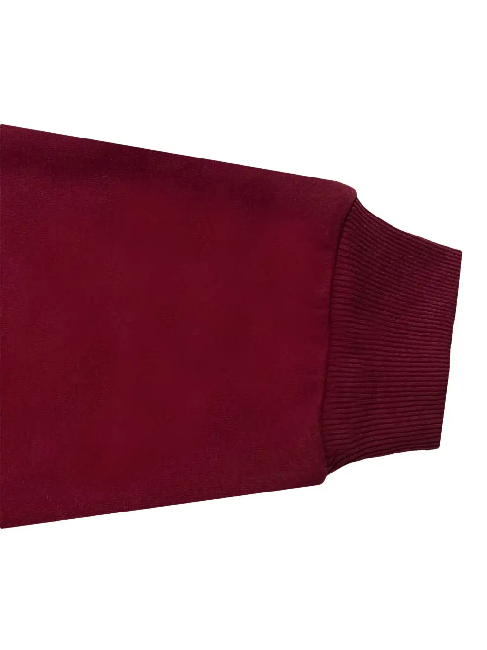 Letter Print Velvet Hooded Sweatshirt - 1879