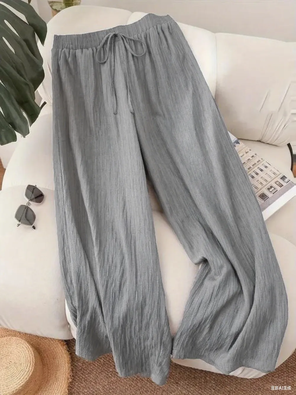 Women's Casual Wide Leg Pants – Comfy, Loose Fit Trousers for All Seasons