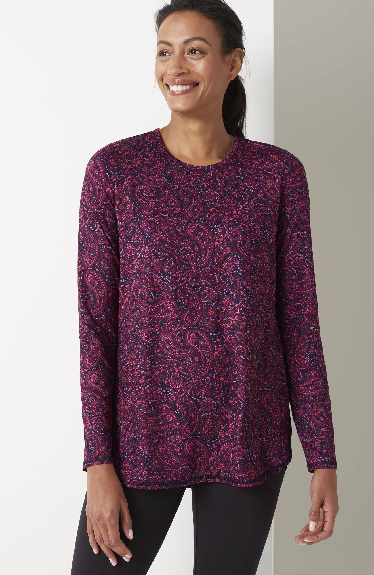 fit performance long-sleeve tee