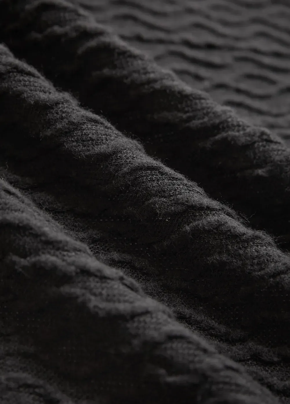 Black Patchwork Long Sleeve Light Cardigan