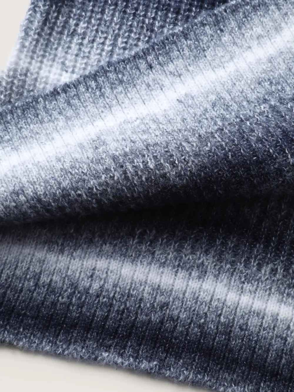 Color Gradient Textured Hooded Cardigan