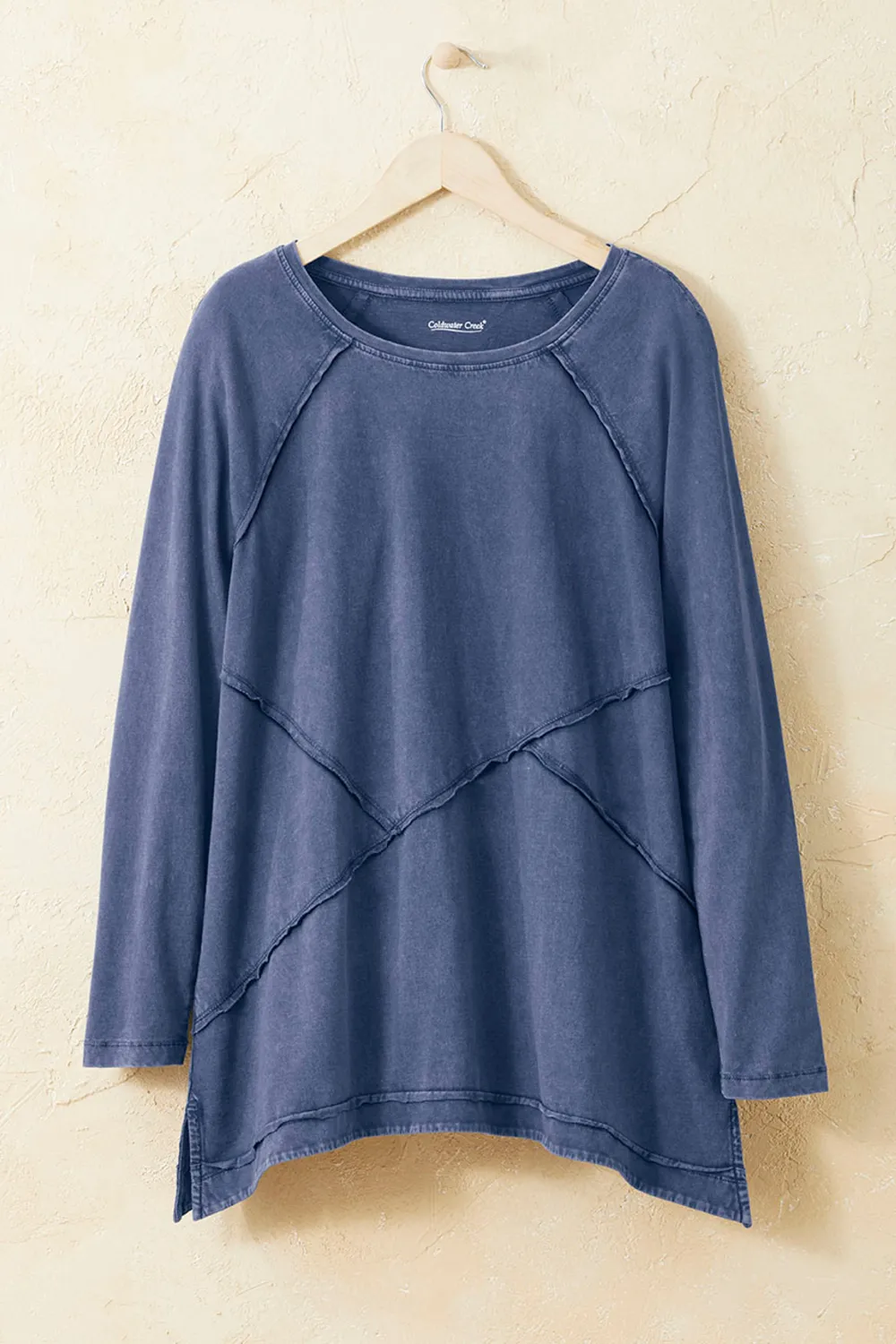 Vintage-Wash Seamed Tunic