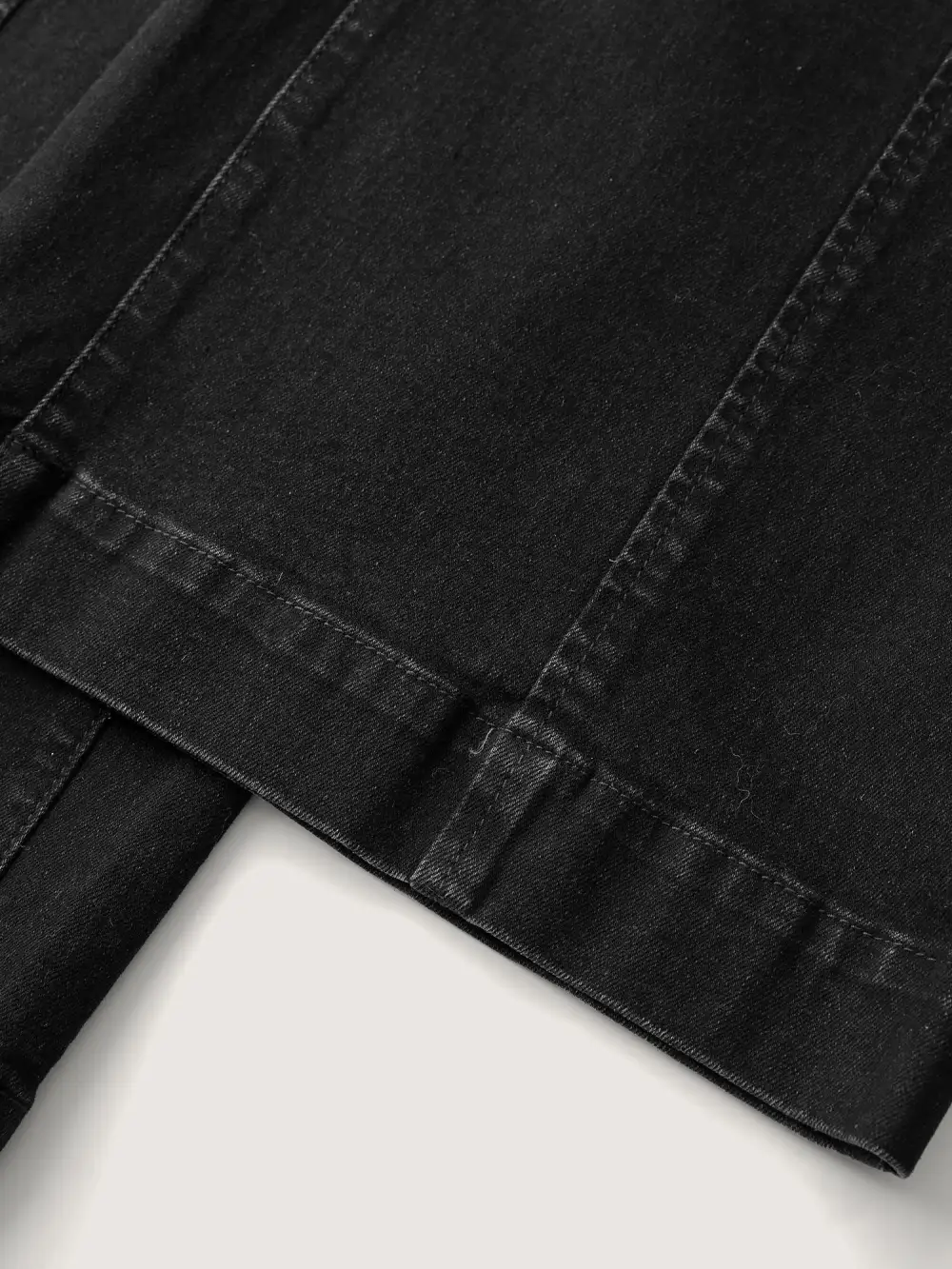 Stretchy Wide-Leg Mid-Rise Jeans