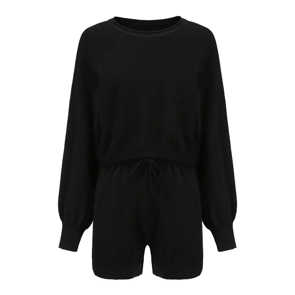 Two-piece Casual Sweater Suit