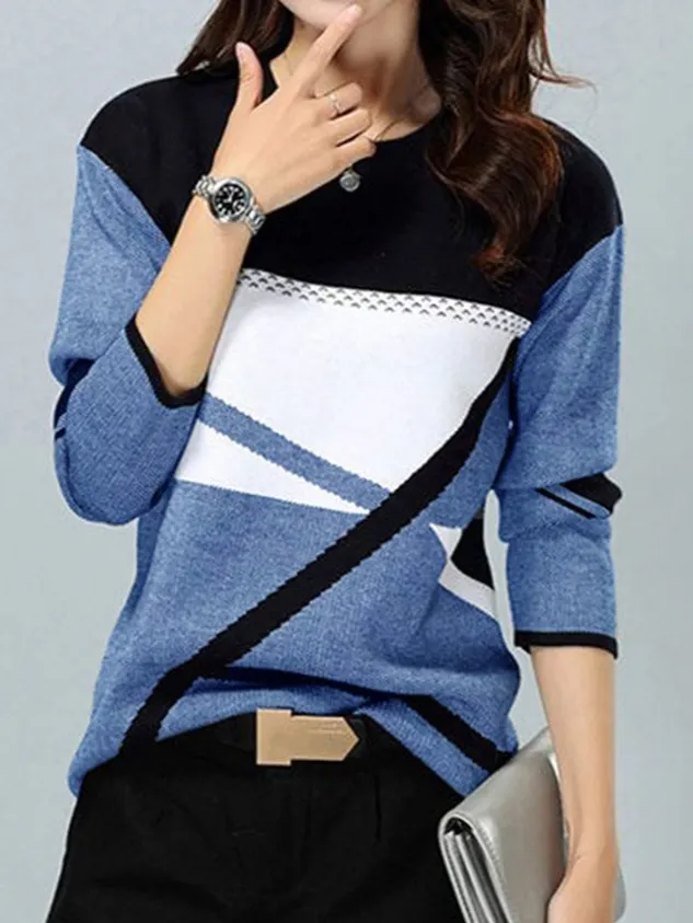 (Clearance Sale⚡) Daily Geometric Cotton Blends T-shirt