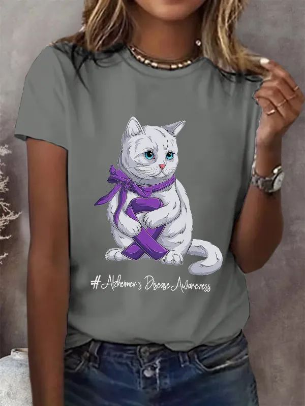 National Alzheimer'S Disease Awareness Month Purpl T-Shirt