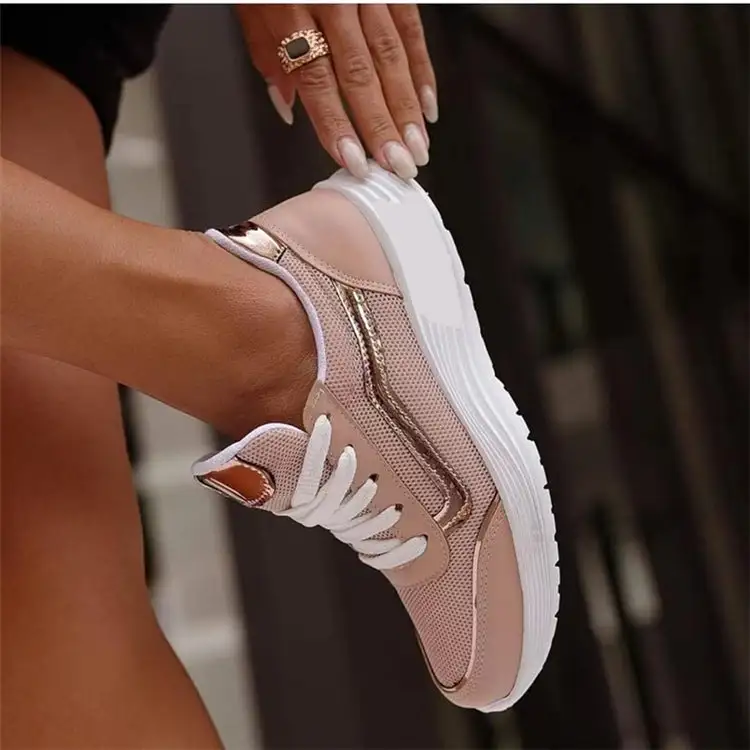 2023 Platform Fashion Mesh Casual Sneakers