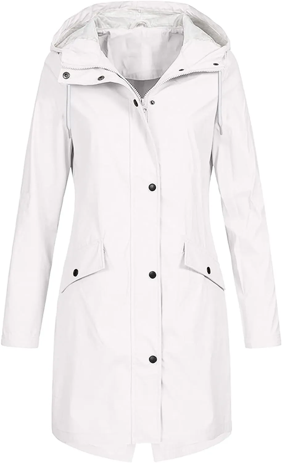 Rain Jackets For Women Waterproof With Hood Lightweight Casual Anorak Travel Hiking Coats with Pockets 720