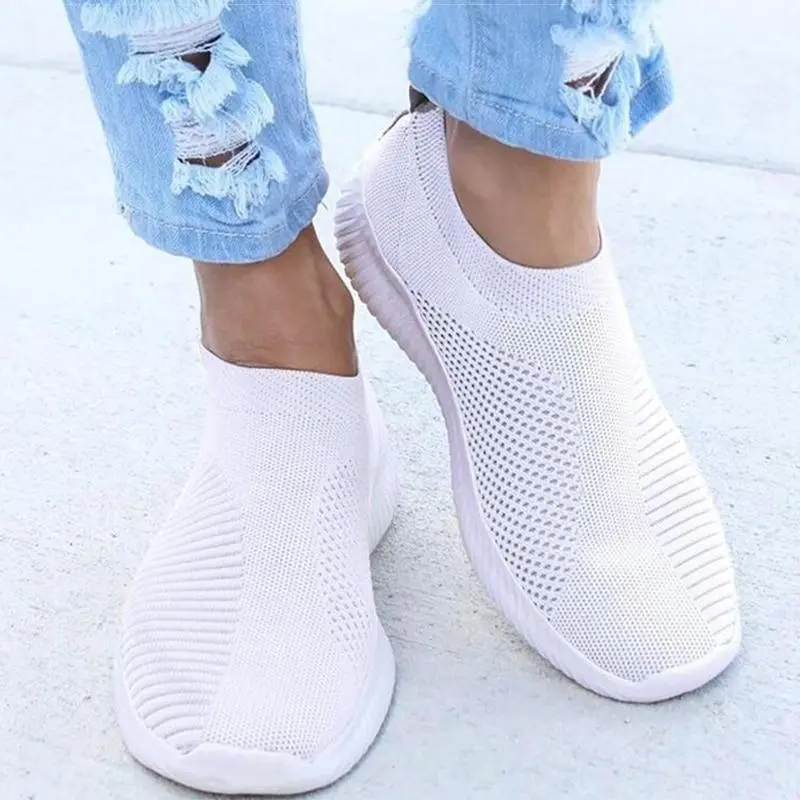 - Women Stretchy Slip-on Mesh Bunion Corrector Sneakers