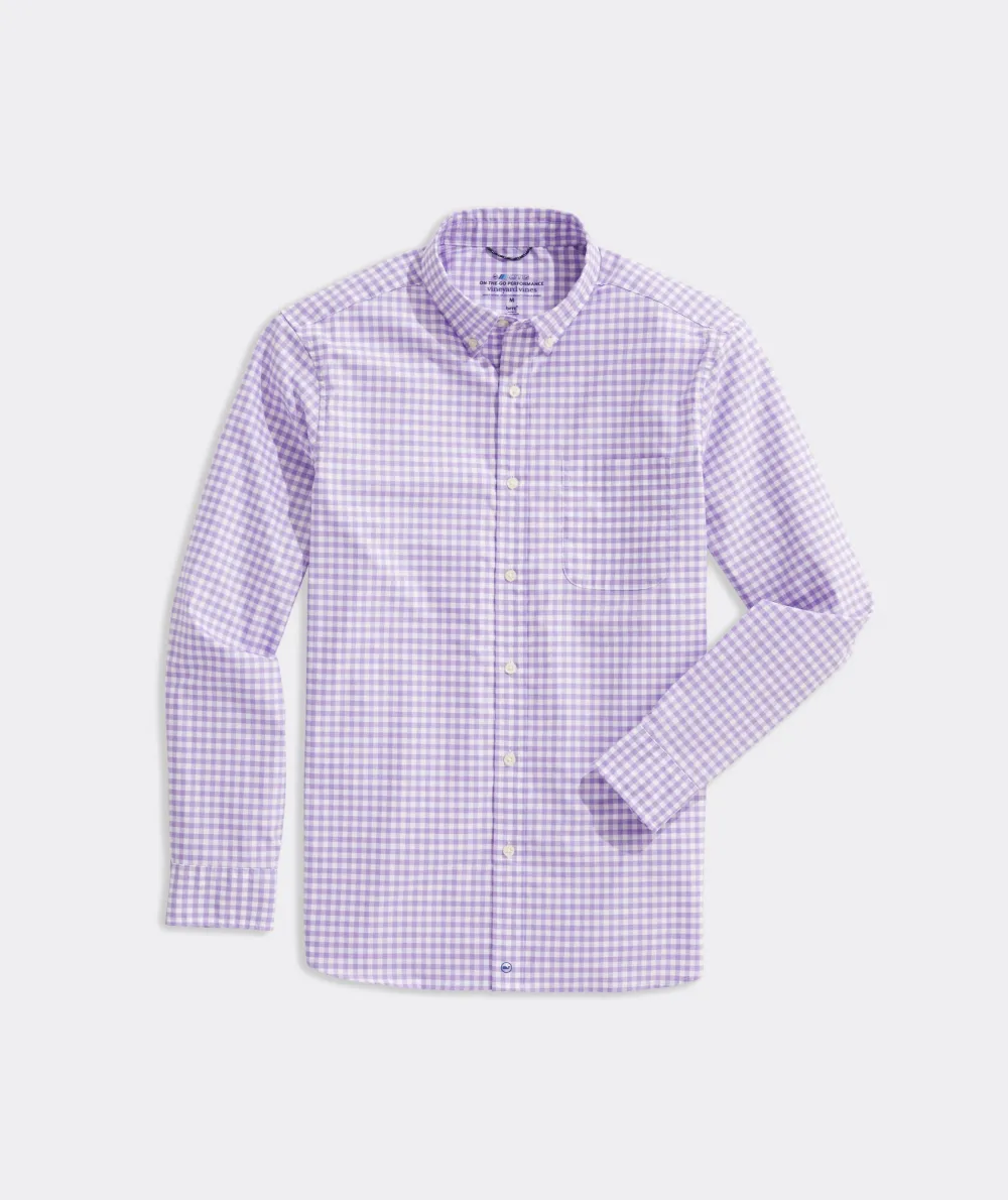 On-The-Go brrr° Gingham Shirt