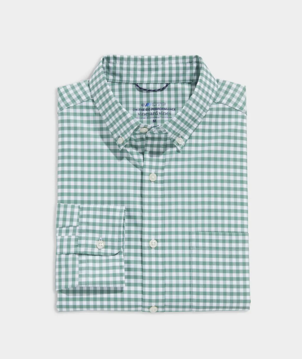 On-The-Go brrr° Gingham Shirt
