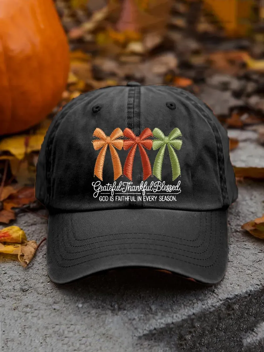 Autumn Style Print Hat