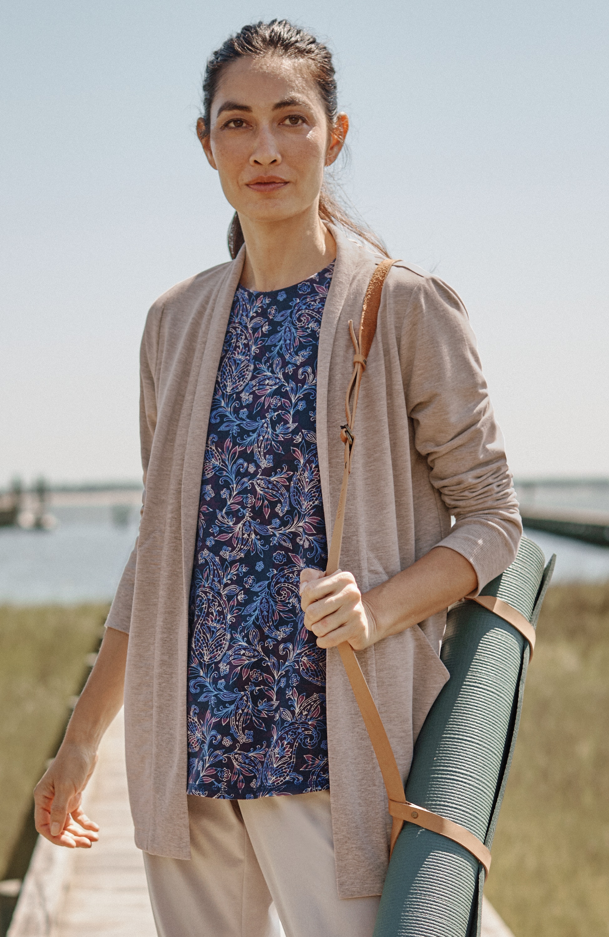 Fit Elevate Terry Open-Front Jacket