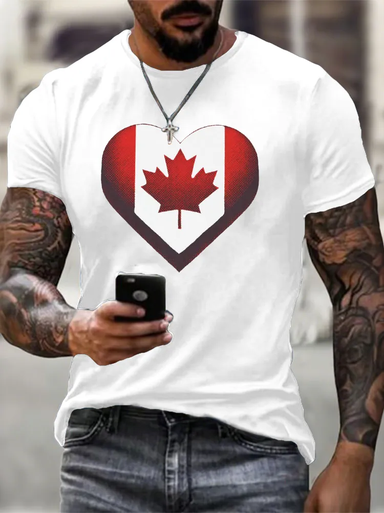 Men'S I Love Canada T-Shirt