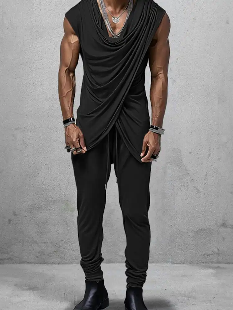 Stretch Crossover Top Pants Set