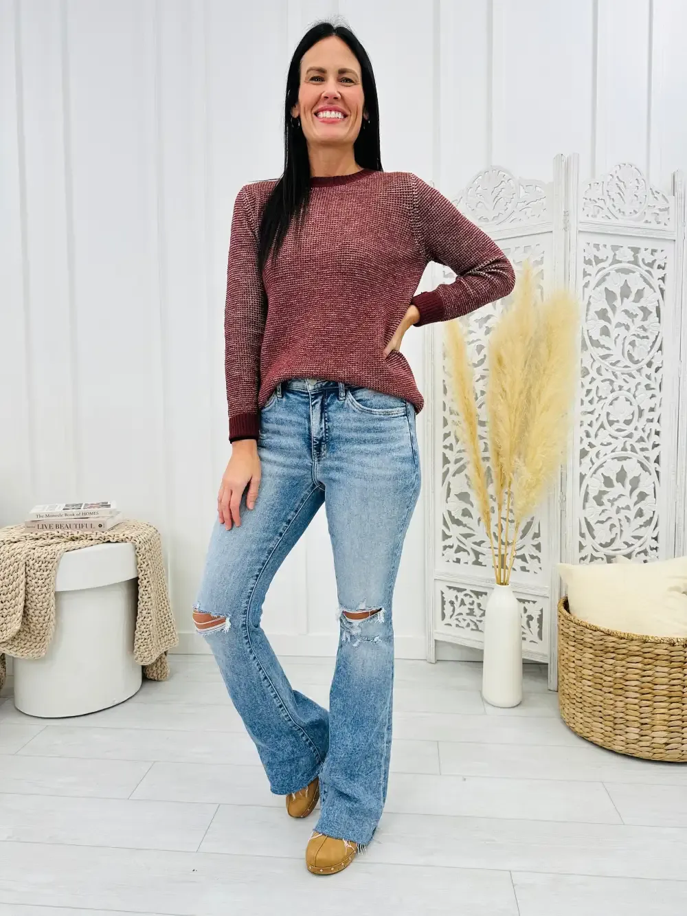 MOCO Exclusive Flare Up Tummy Control Jeans in Reg/Curvy