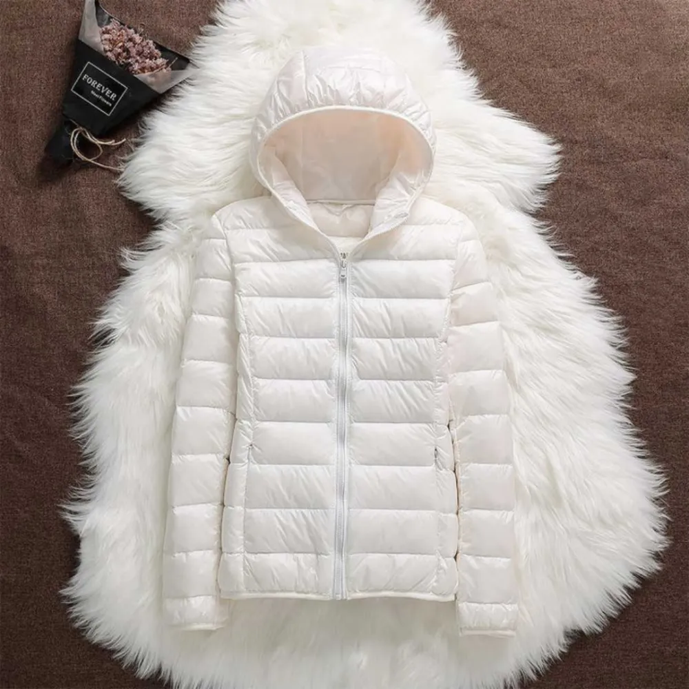 Metta Padded Jacket | White