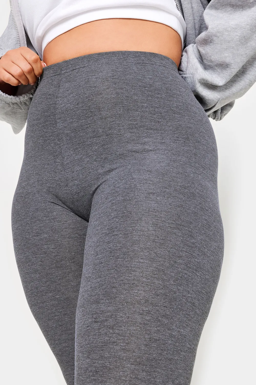 YOURS FOR GOOD RECYCLED Curve Black Stretch Viscose Leggings