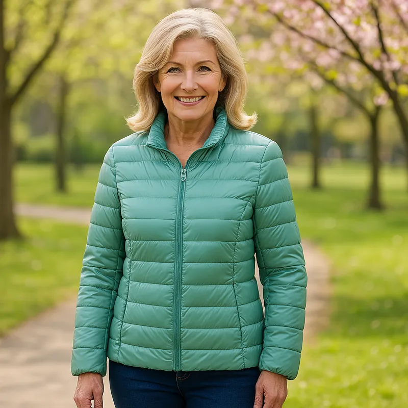 Ulla Lightweight Mid-Season Jacket | Mint Green
