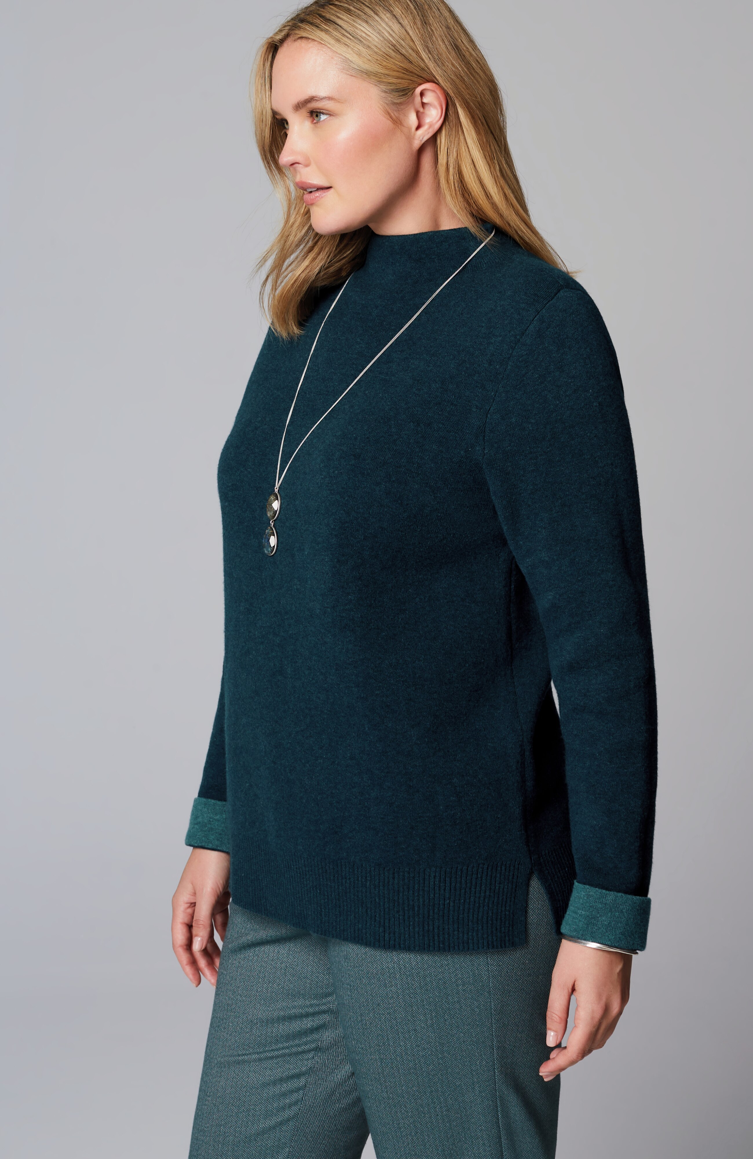 Majestic Funnel-Neck Sweater