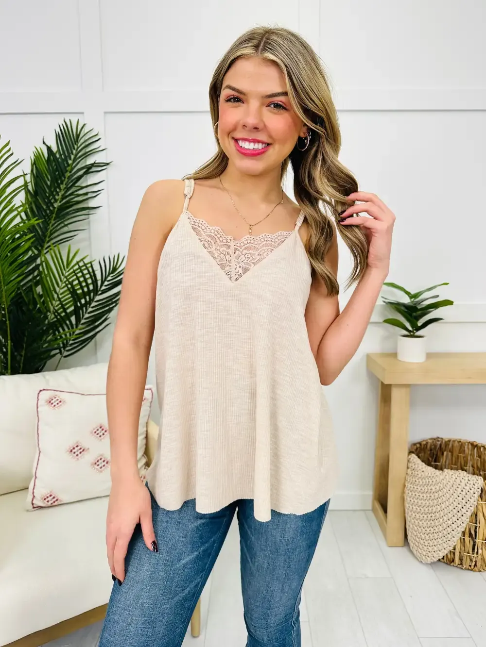 Delicate Desire Tank Top- Multiple Colors!