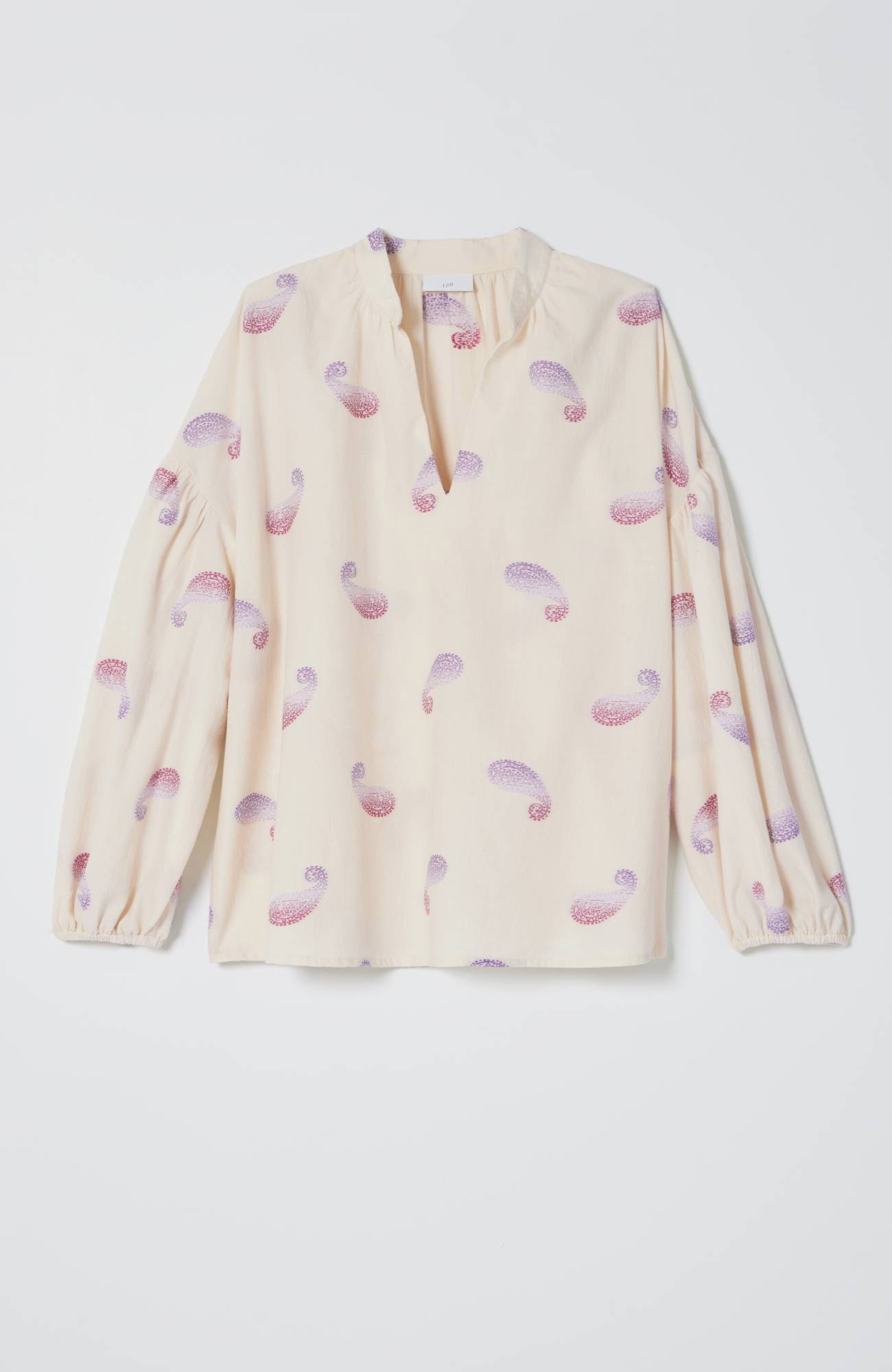 Oversized Split-Neck Top