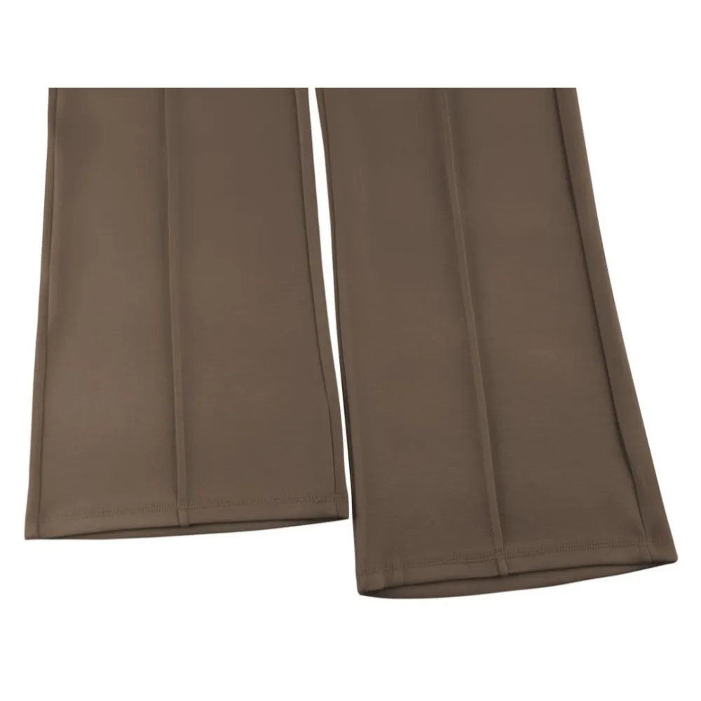 Women's Plain Loose Straight Leg Pants