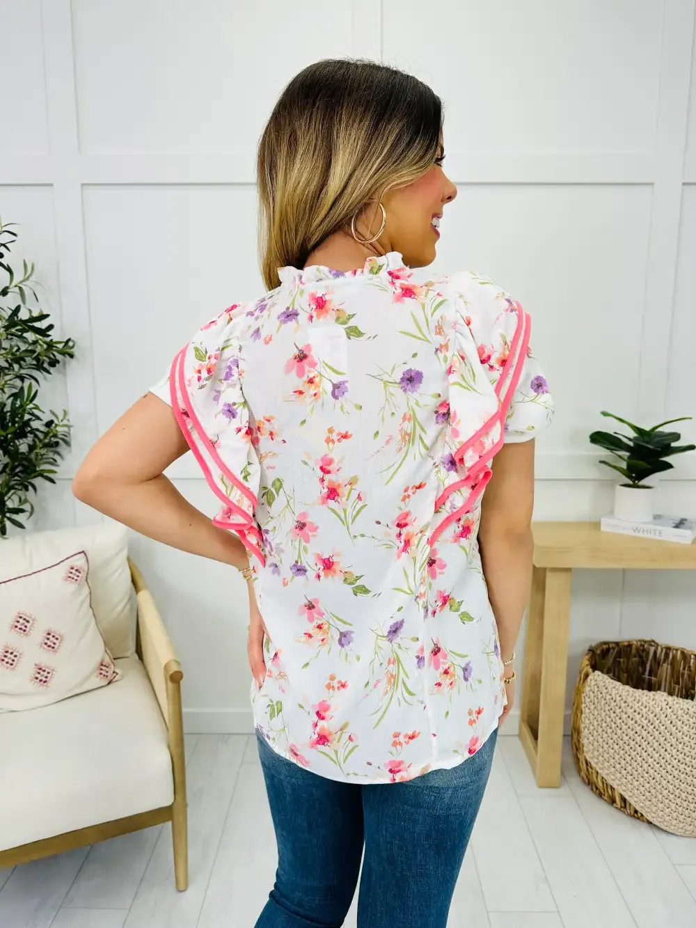 Fearlessly Flaunting Florals Top