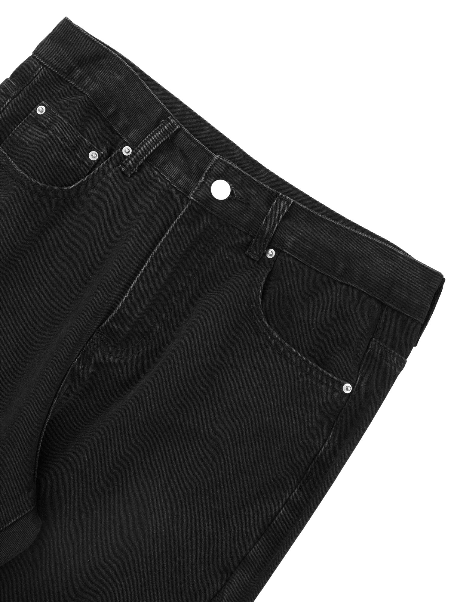 Ripped Double Straight Jeans - 2007